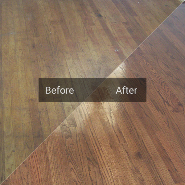 Dustless wood floor sanding